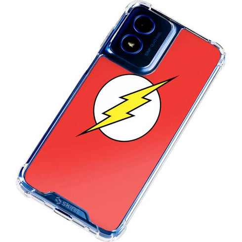 DC Comics The Flash Original Emblem Moto G 5G (2024) Clear Case